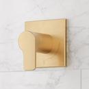 Signature Hardware Brushed Gold Single Handle Volume Control Valve Trim