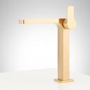 Signature Hardware Brushed Gold Single Handle Vessel Filler Bathroom Sink Faucet 