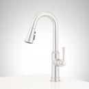 Signature Hardware Stainless Steel Single Handle Pull Down Bar Faucet 