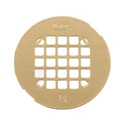 4-1/4 in. Snap-Tite Shower Strainer in Brushed Gold