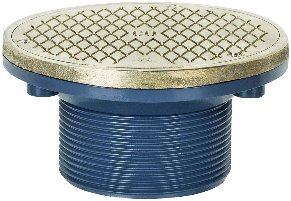 Sioux Chief Nickel Bronze Threaded Plastic Cleanout 