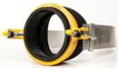 Romac Industries 8 - 12 in. Ductile Iron Wide Strap Saddle with Rubber Gasket and Stainless Steel Nut 