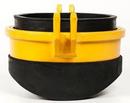 Romac Industries 8 - 12 in. Ductile Iron Wide Strap Saddle with Rubber Gasket and Stainless Steel Nut 