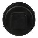 Black ABS DWV Fitting Cleanout Adapter with Plug 