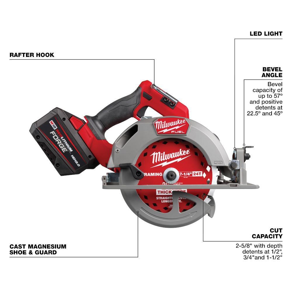 M18 FUEL 7-1/4 CIRCULAR SAW KIT 