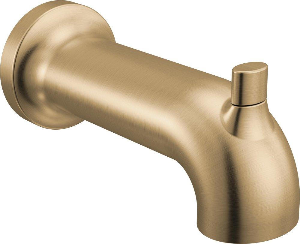 Tub Spout Pull Up Diverter in Champagne Bronze 