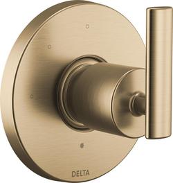 Single Handle Diverter Valve Trim in Champagne Bronze