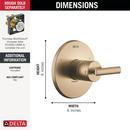 DELTA ALTADO MONITOR 14 SERIES VALVE ONLY TRIM 