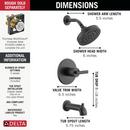 DELTA ALTADO MONITOR 14 SERIES TUB & SHOWER TRIM 