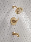 Single Handle Multi Function Bathtub & Shower Faucet in Champagne Bronze (Trim Only) 
