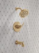 Single Handle Multi Function Bathtub & Shower Faucet in Champagne Bronze (Trim Only) 