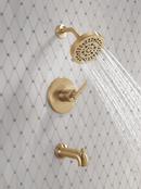 Single Handle Multi Function Bathtub & Shower Faucet in Champagne Bronze (Trim Only) 