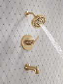 Single Handle Multi Function Bathtub & Shower Faucet in Champagne Bronze (Trim Only) 