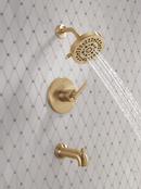 Single Handle Multi Function Bathtub & Shower Faucet in Champagne Bronze (Trim Only) 
