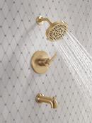 Single Handle Multi Function Bathtub & Shower Faucet in Champagne Bronze (Trim Only) 