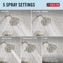 Single Handle Multi Function Bathtub & Shower Faucet in Stainless (Trim Only) 