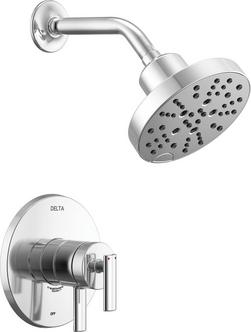 Two Handle Multi Function Shower Faucet in Chrome (Trim Only)