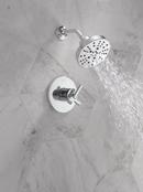 Two Handle Multi Function Shower Faucet in Chrome (Trim Only) 