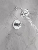 Two Handle Multi Function Shower Faucet in Chrome (Trim Only) 