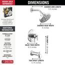 DELTA ALTADO MONITOR 17 SERIES TUB & SHOWER TRIM 