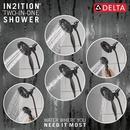 Single Handle Multi Function Bathtub & Shower Faucet in Matte Black (Trim Only) 