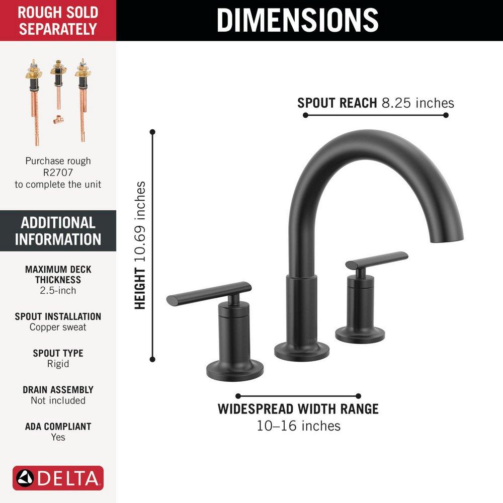 DELTA ALTADO ROMAN TUB TRIM 