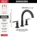 DELTA ALTADO ROMAN TUB TRIM 