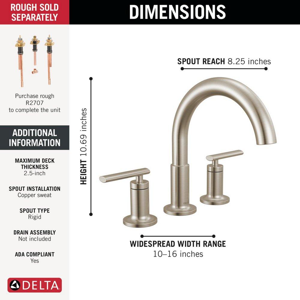 DELTA ALTADO ROMAN TUB TRIM 