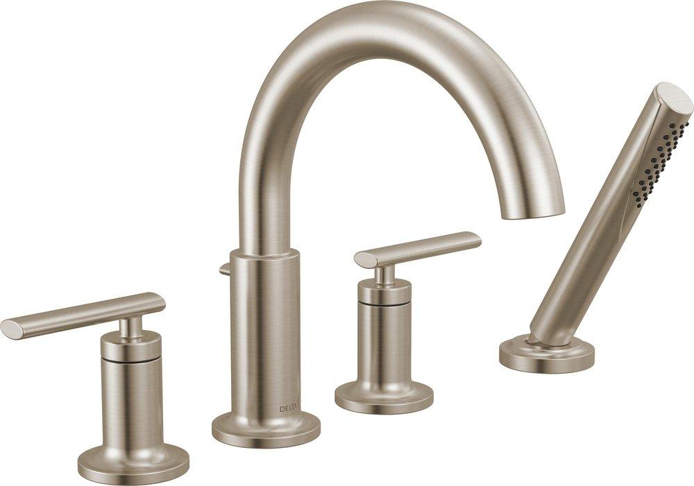 DELTA ALTADO ROMAN TUB TRIM WITH HAND SHOWER 