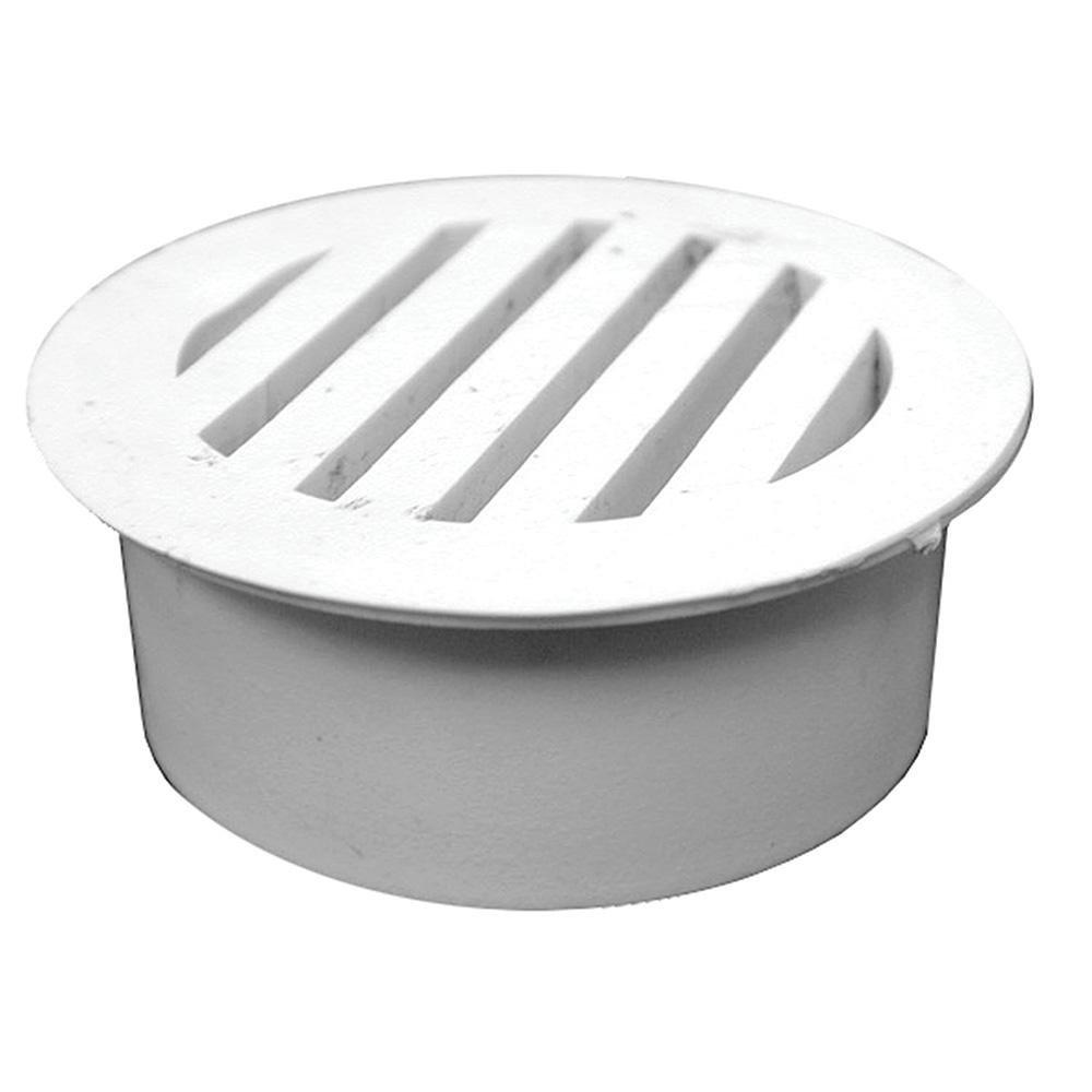 Jones Stephens Push On Plastic White General Purpose Drain 