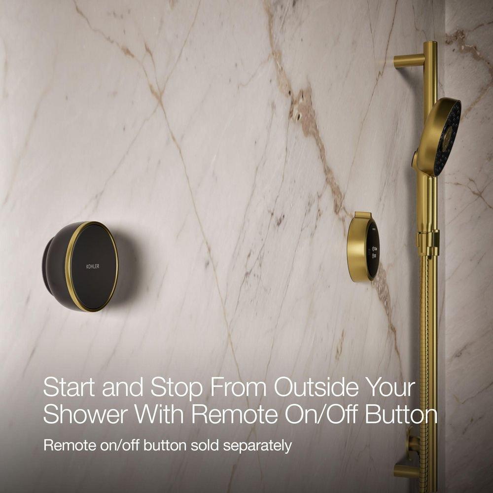 Dual-Outlet  Digital Shower Control in Vibrant&reg; Brushed Moderne Brass 