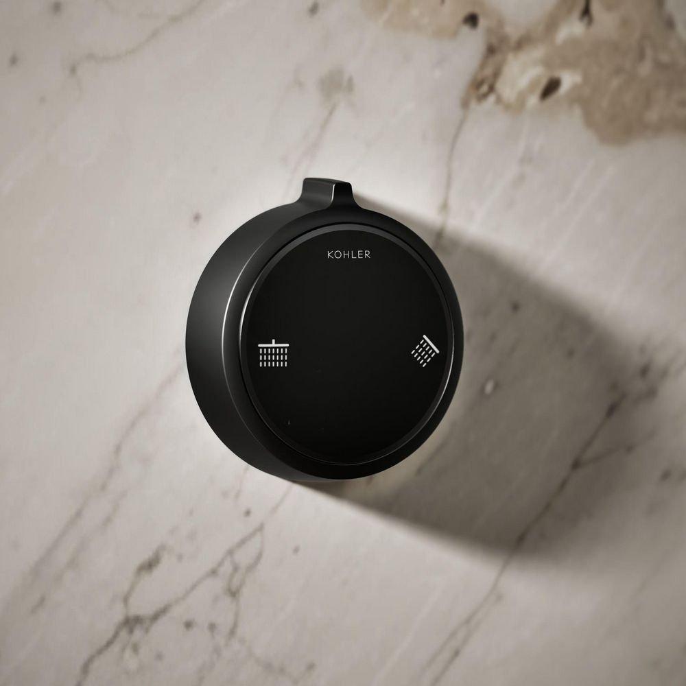 Dual-Outlet  Digital Shower Control in Matte Black 