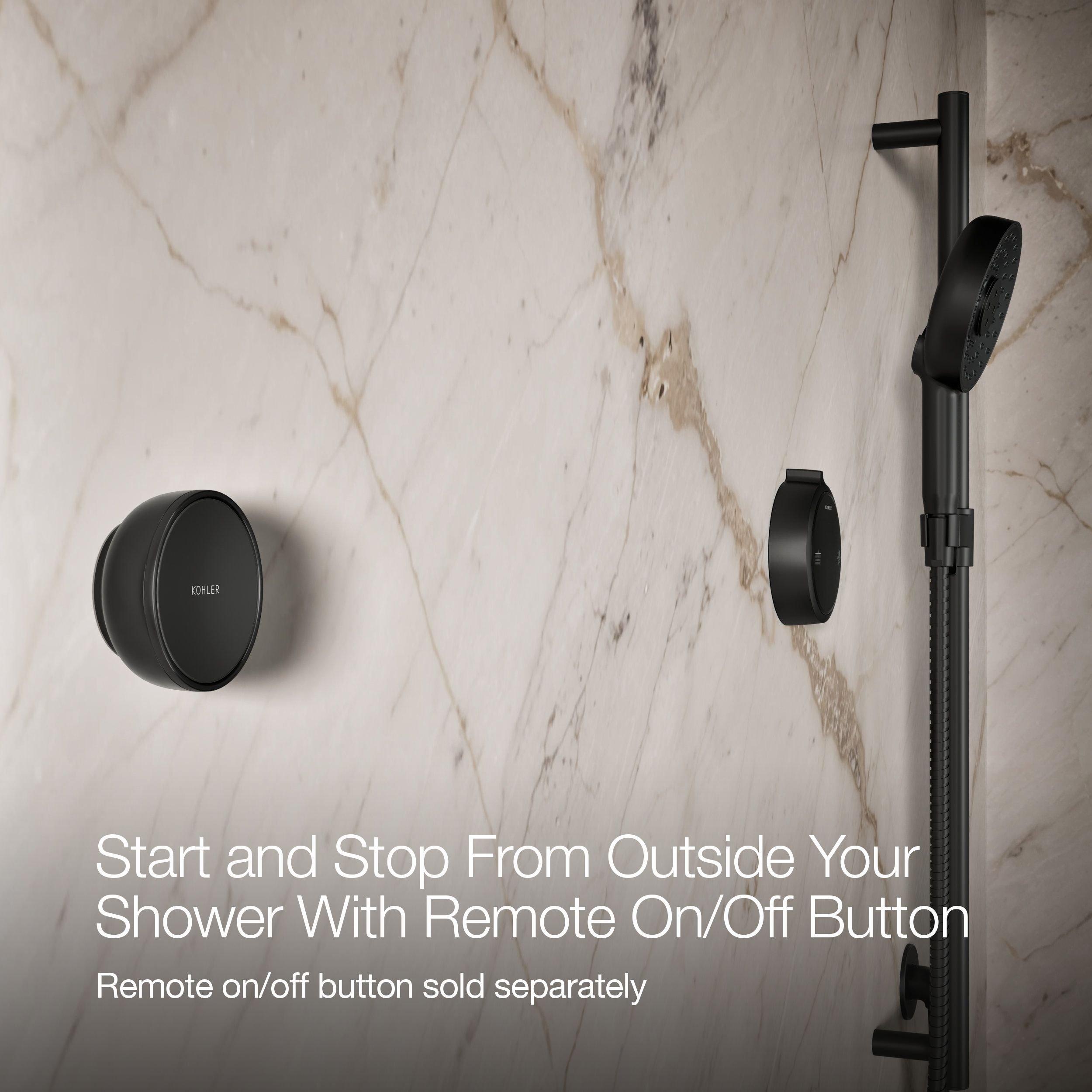 Dual-Outlet  Digital Shower Control in Matte Black 