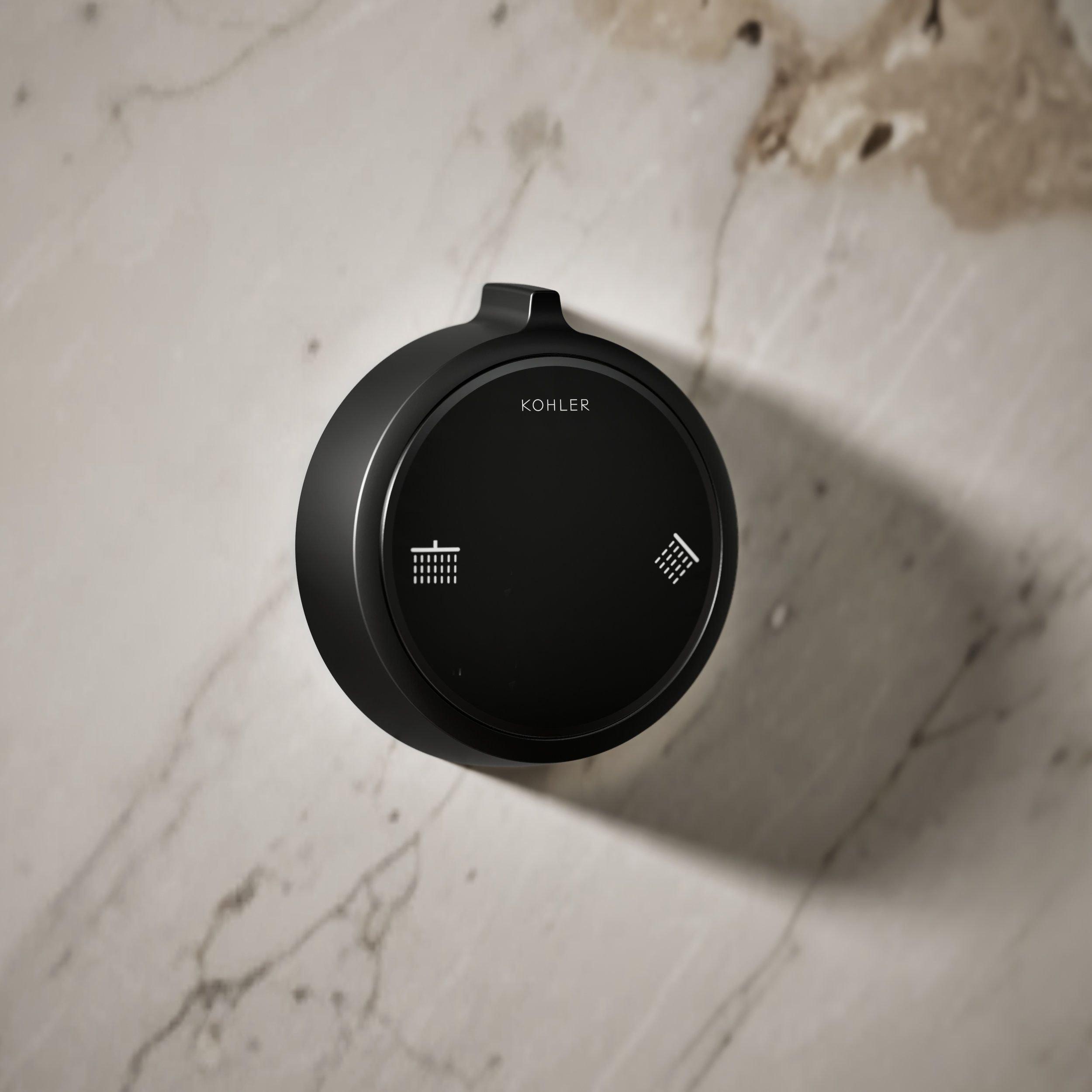 Dual-Outlet  Digital Shower Control in Matte Black 