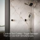 Dual-Outlet  Digital Shower Control in Vibrant&reg; Brushed Nickel 