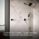 Dual-Outlet  Digital Shower Control in Vibrant&reg; Brushed Nickel 