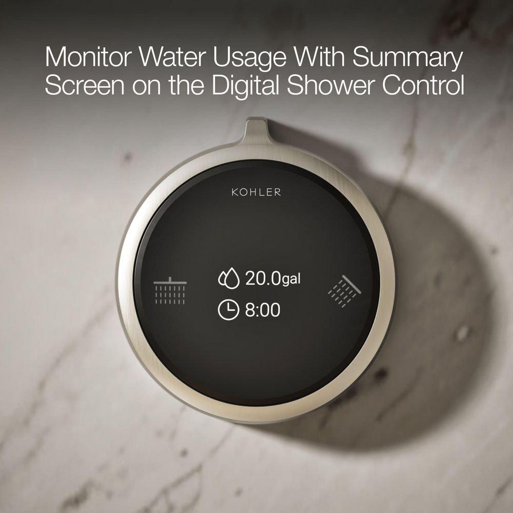 Dual-Outlet  Digital Shower Control in Vibrant&reg; Brushed Nickel 