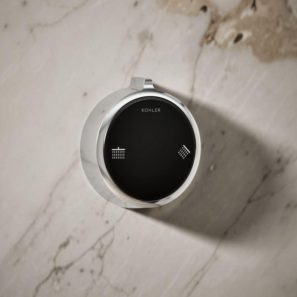 Dual-Outlet  Digital Shower Control in Polished Chrome 