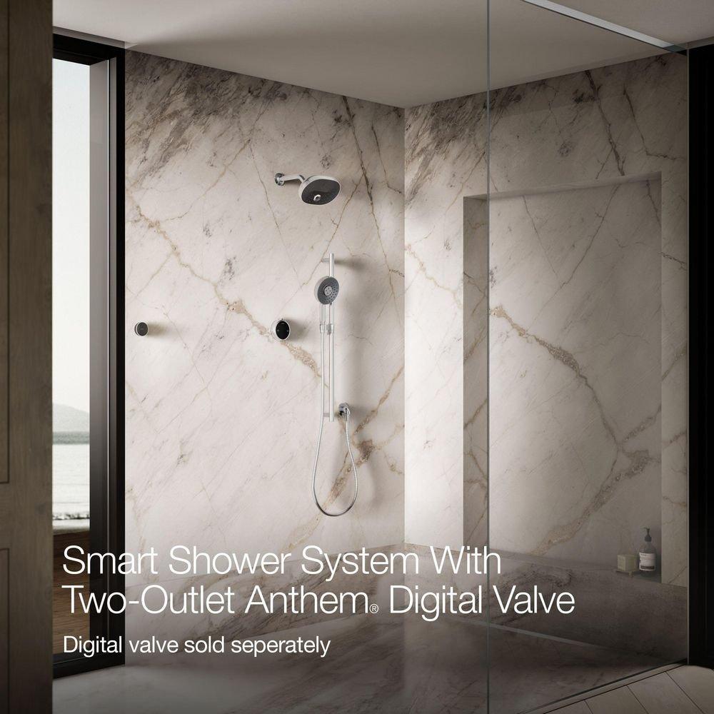 Dual-Outlet  Digital Shower Control in Polished Chrome 