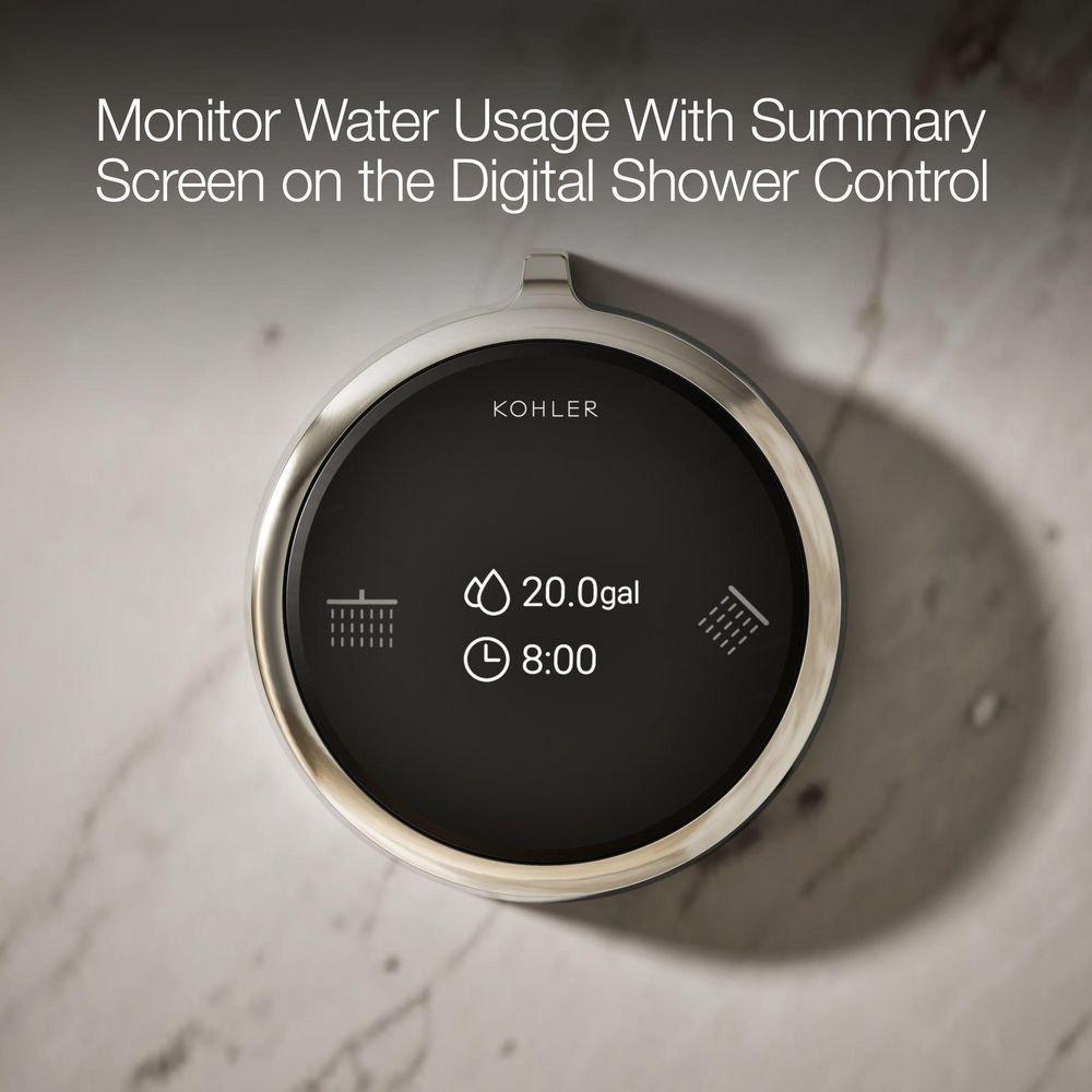 Dual-Outlet  Digital Shower Control in Vibrant&reg; Polished Nickel 