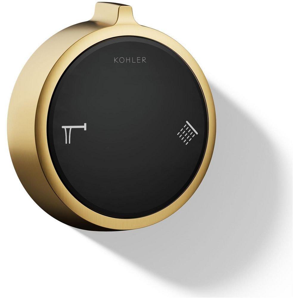 Dual-Outlet  Digital Shower & Bath Control in Vibrant&reg; Brushed Moderne Brass 