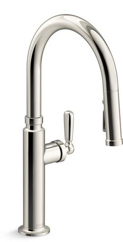 Single Handle Pull Down Touchless Kitchen Faucet in Vibrant Stainless