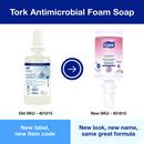 TORK ANTIMICROBIAL HAND WASHING FOAM SOAP S4, HELPS KILL COMMON GERMS, 6 X 1L, 401815 (FORMERLY 401215) 