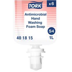 1L Antimicrobial Hand Washing Foam Soap S4, (Case of 6) -Formerly 401215