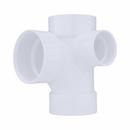 3 in. PVC DWV Sanitary Tee with 2 in. Right Side Inlet