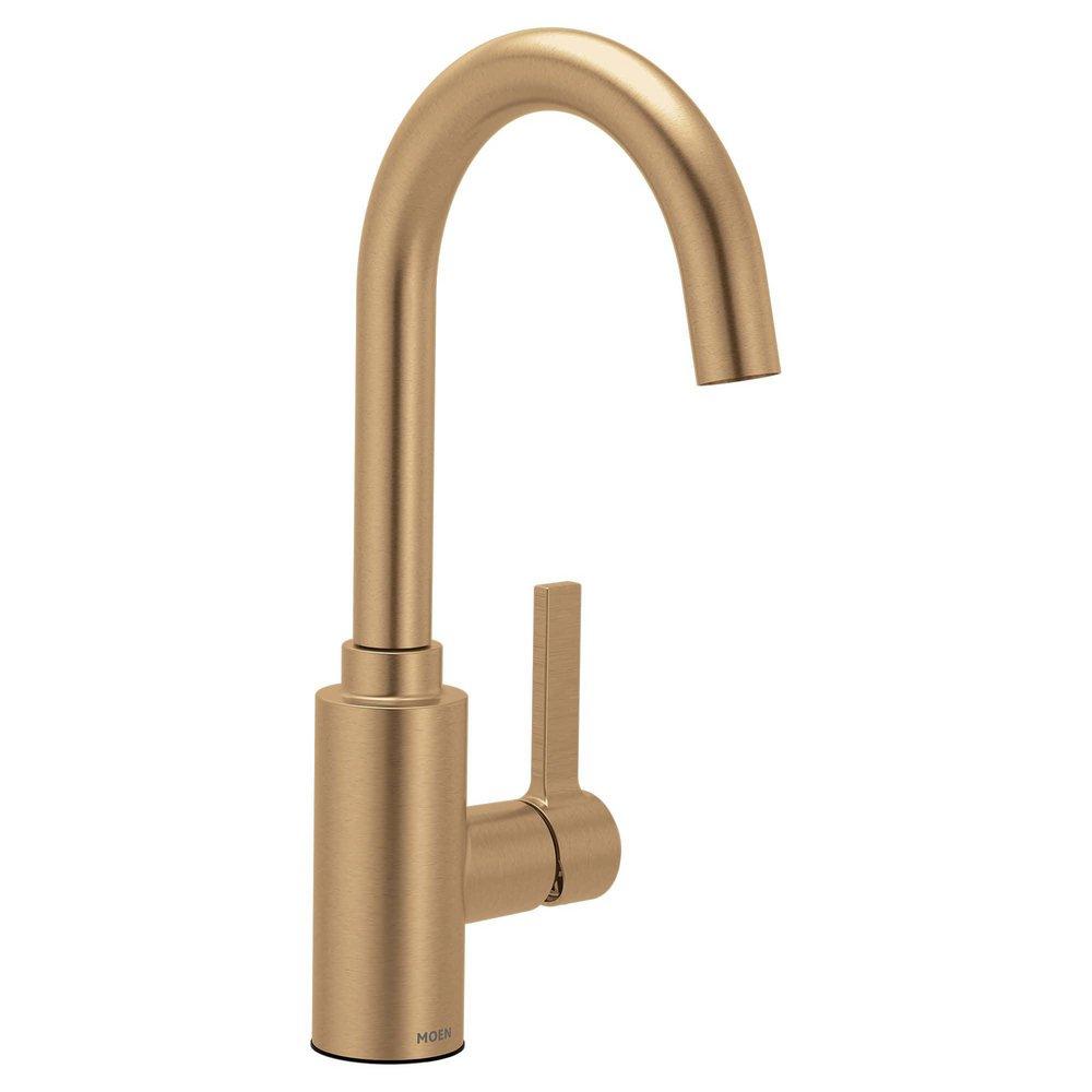 BRONZED GOLD BZG ONE-HANDLE HIGH ARC KITCHEN FAUCET 