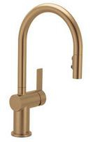 BRONZED GOLD BZG ONE-HANDLE HIGH ARC PULLDOWN KITCHEN FAUCET 