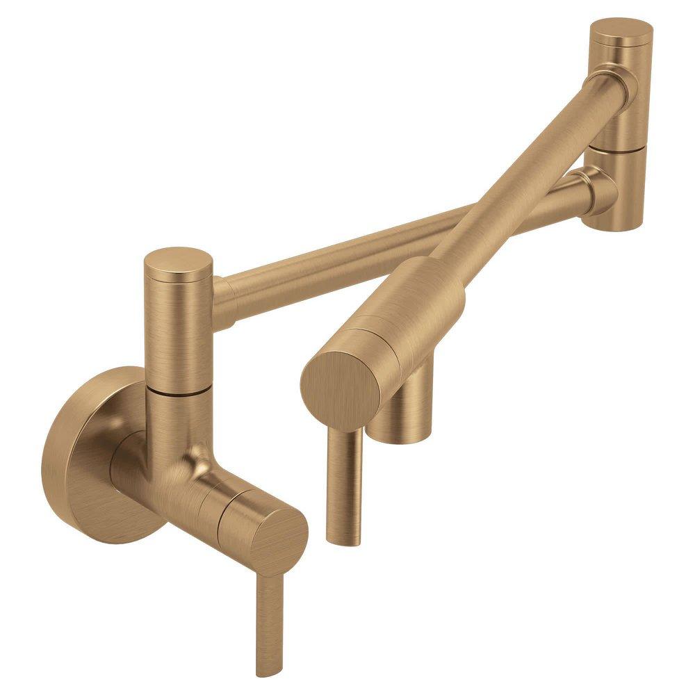 BRONZED GOLD BZG TWO-HANDLE KITCHEN FAUCET 