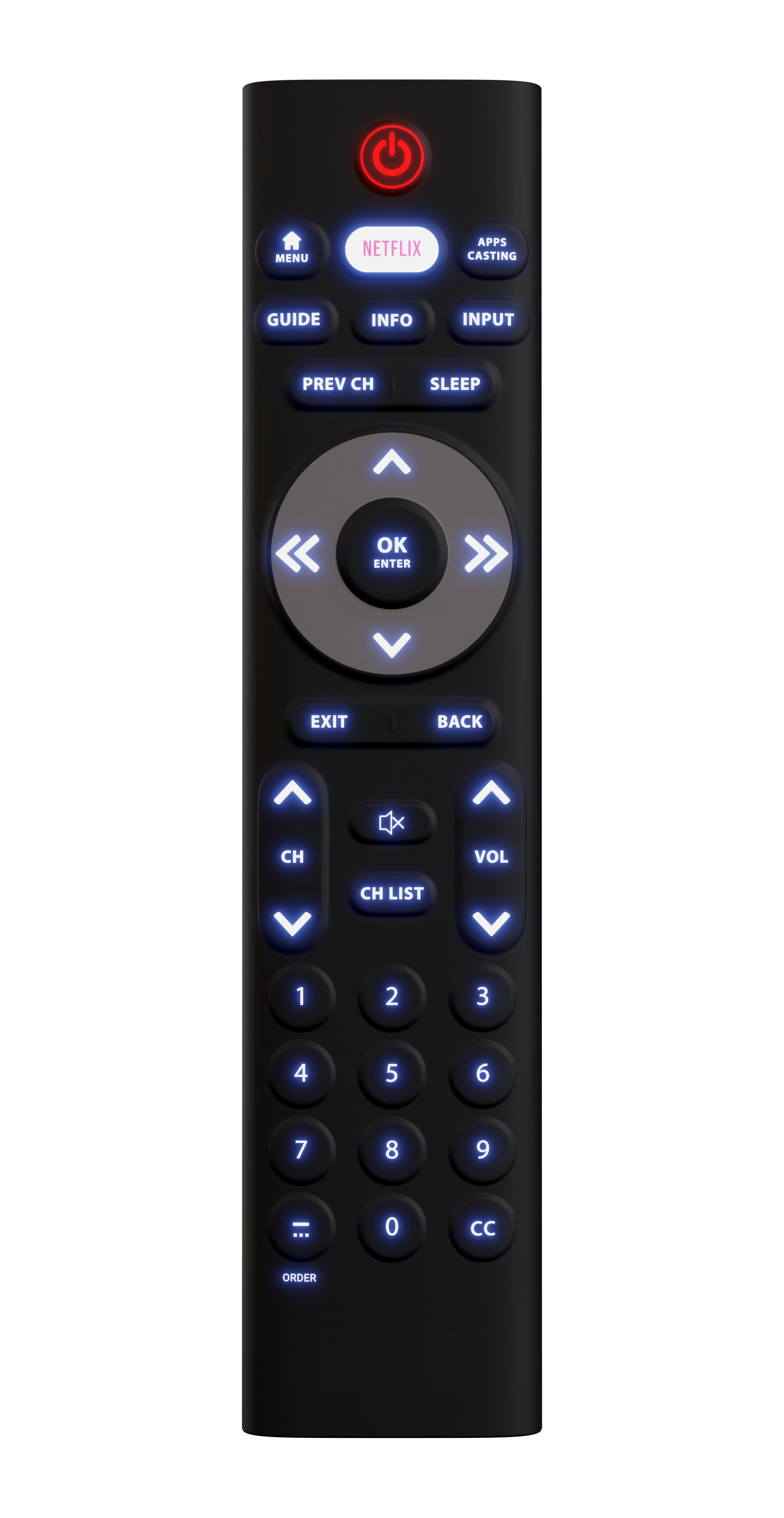 Guest Room Replacment Streaming Remote 