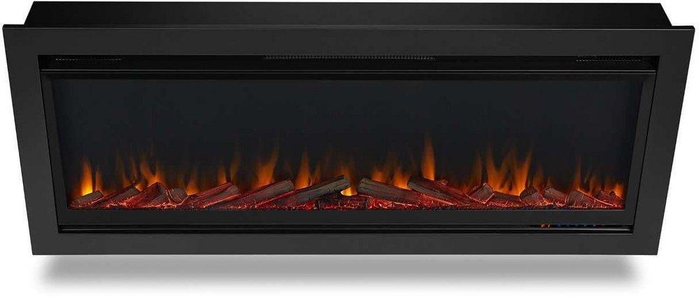 49 WALL-MOUNT OR RECESSED ELECTRIC FIREPLACE INSERT 